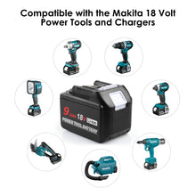 Lithium battery compatible with Makita 18 volt power tools and chargers