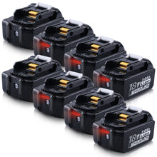   8packs BL1850B Replacement Battery For Makita