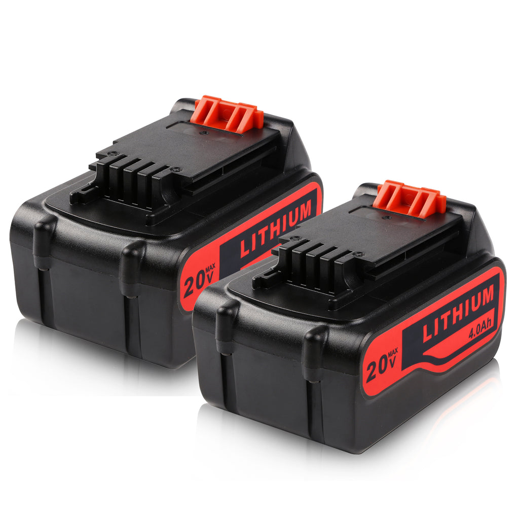 20V 4.0Ah Li-Ion LB2X4020 Replacement Battery For Black & Decker