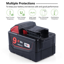 Milwaukee Electric 48-11-1890 Replacement Battery 