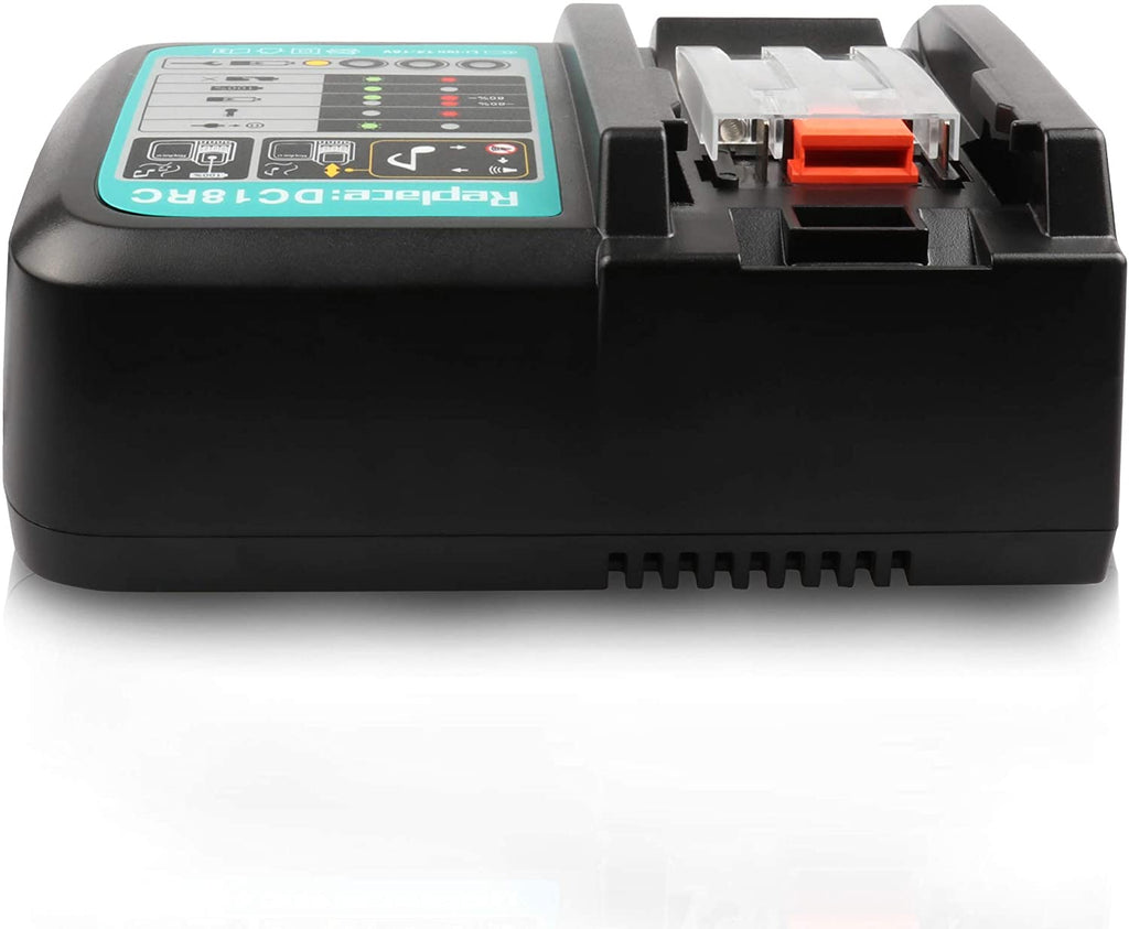 for Makita DC18RF/RC Li-ion Rapid Battery Charger | 14.4V-18V with Digital Display
