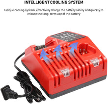 milwaukee charger cooling system