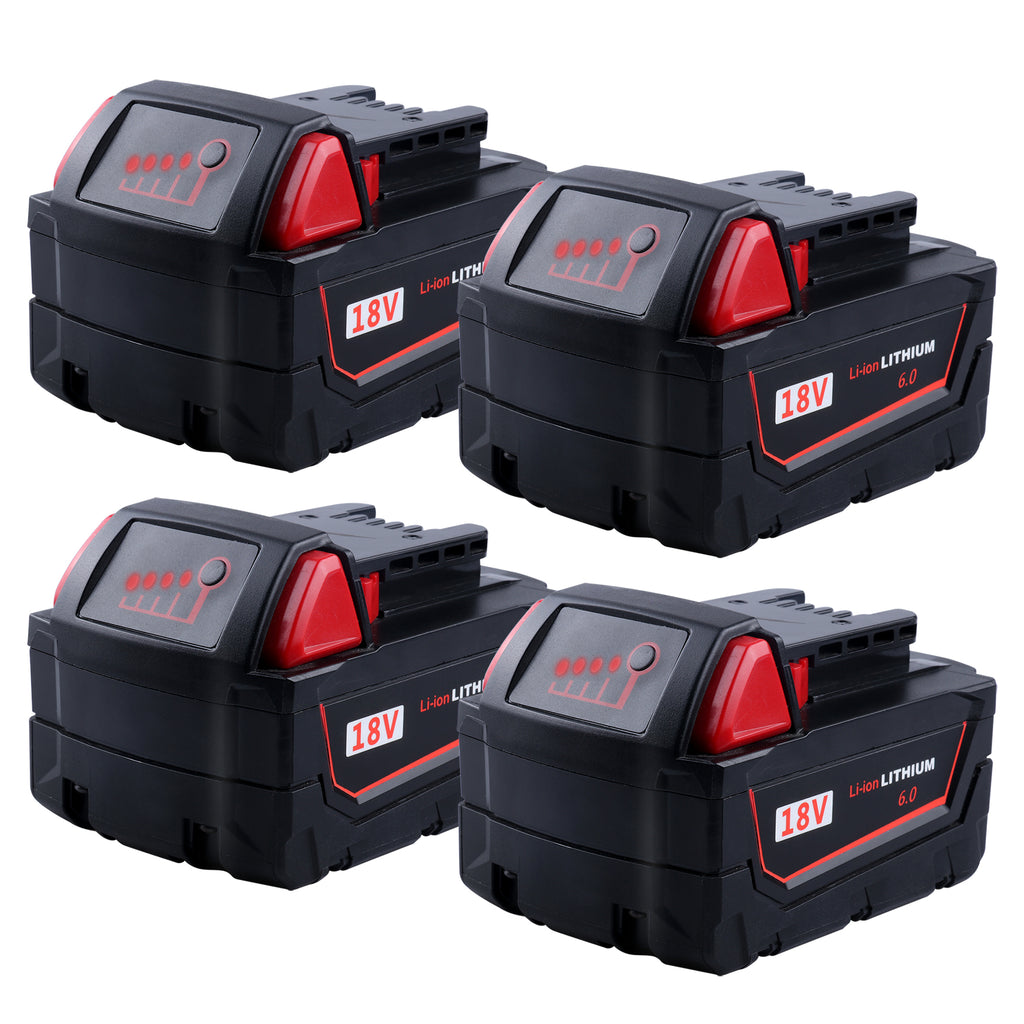 For Milwaukee M18 9.0AH Extended Capacity Battery Lithium XC 6.0 48-11-1860