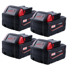 M18 Lithium XC Battery Compatible with Milwaukee 18V Battery of Power Tools