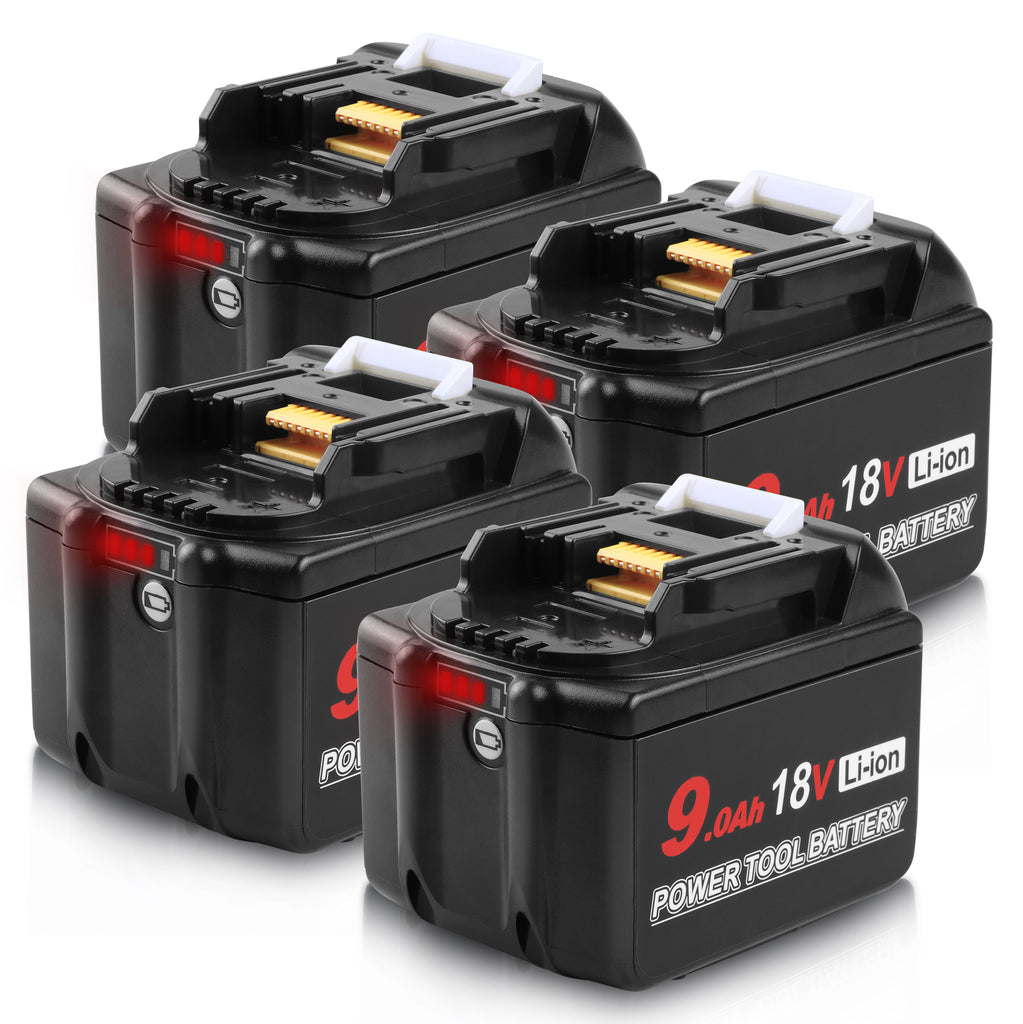 4 packs Li-Ion BL1890 Replacement Battery For Makita