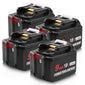 18V 9.0Ah Li-Ion BL1890 Replacement Battery For Makita - 4packs