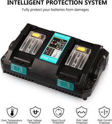 DC18RD replacement battery with intelligent protection system