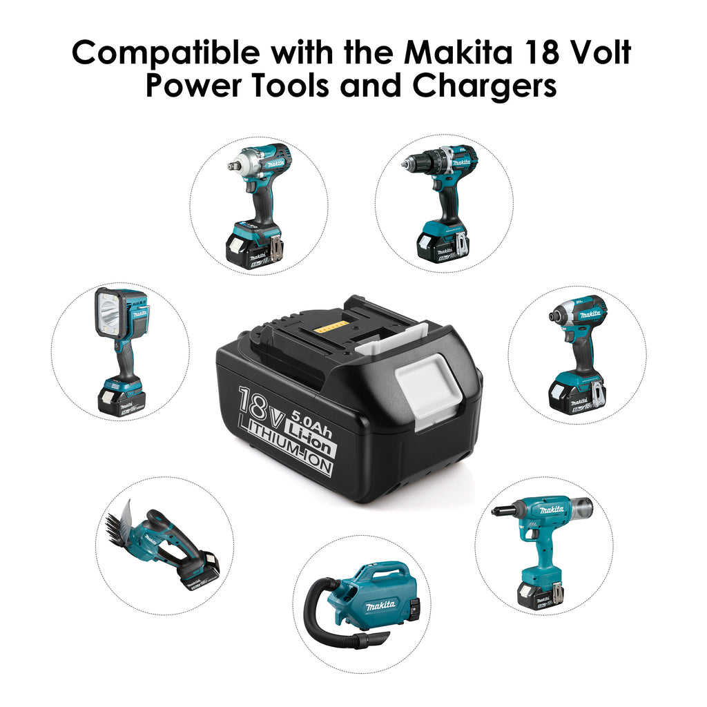 Makita 18V LXT Lithium-Ion High Capacity Battery Pack 5.0 Ah with