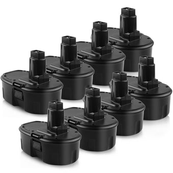 18V 3.6Ah Ni-Mh DC9096 Replacement Battery For Dewalt - 8packs