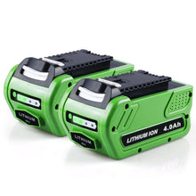 40V 4.0Ah Li-Ion 29472 Replacement Battery For Greenworks